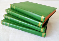 1868 4 x HBs Songs & Poems Poetical Works of Robert Burns Volumes 5-8