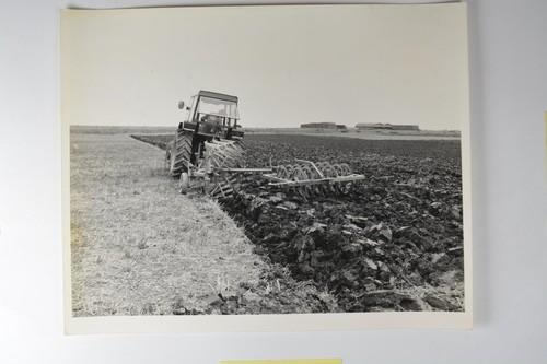 Deutz tractor ploughing field - deutz,