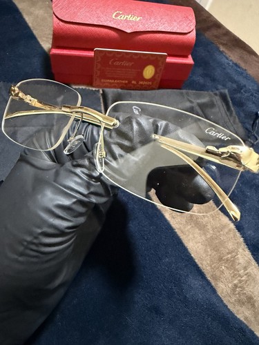 Cartier rimless clear lens - rimless,