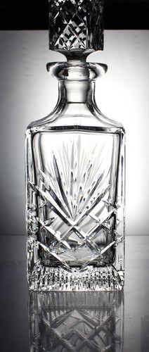 Barski cut crystal decanter - cut,