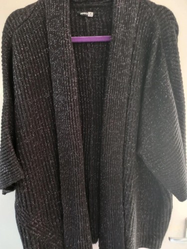 Ladies wrap sparkly cardigan - wrap,