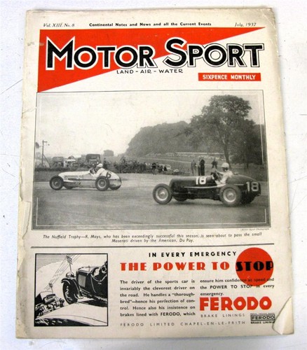 Motor sport car magazine - magazine, jul