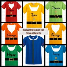 7 Dwarf Costume Shirts, Seven