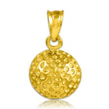 10k solid gold golf ball - golf,