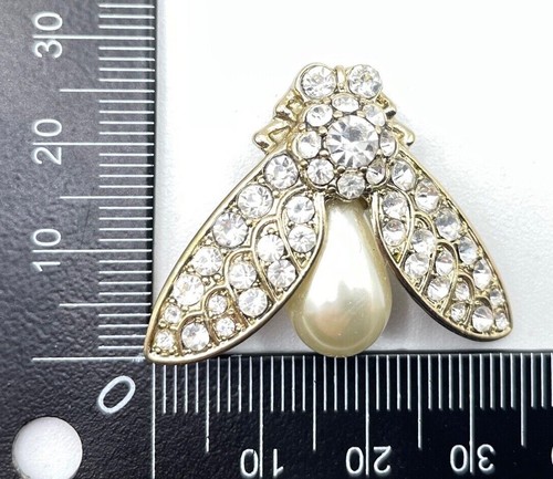 Pin brooch queen bee gold - pin,
