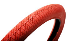 Pair Of BMX Freestyler Dirt Ramp 20" x 2.00" (50-406) Replacement Bike Tyre Red