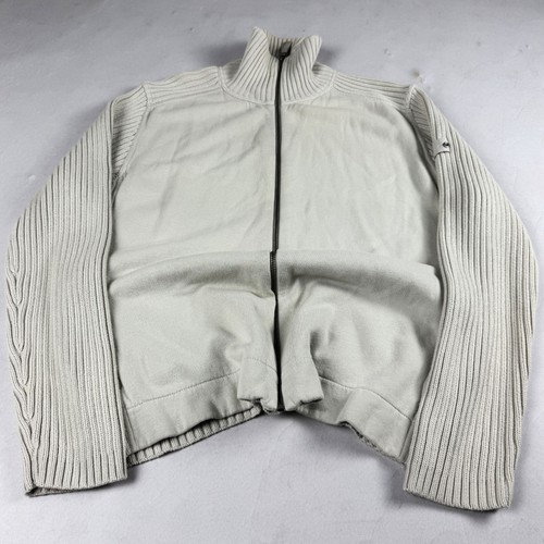 Mens vintage rib knit - mens, zip