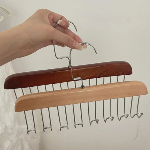 Wooden belt hanger multi - wooden, hook