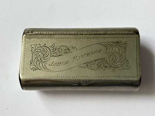 Antique engraved vesta - engraved,