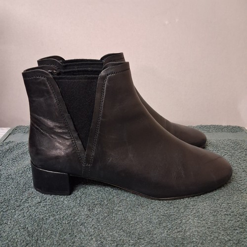 Clarks ladies black leather - ladies,