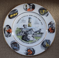History of Mining Plate - Fine