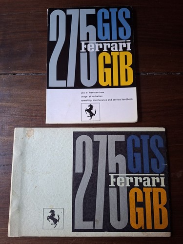 Ferrari 275 gtb - 275, use