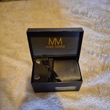 Massi Morino Grey Tie & Pocket