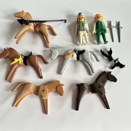 Vintage playmobil horses - vintage,