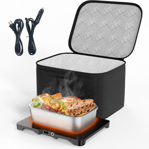 Electric lunch box - box, food