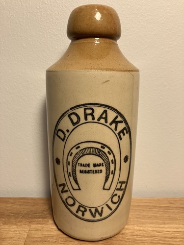 Antique stoneware ginger beer - antique,