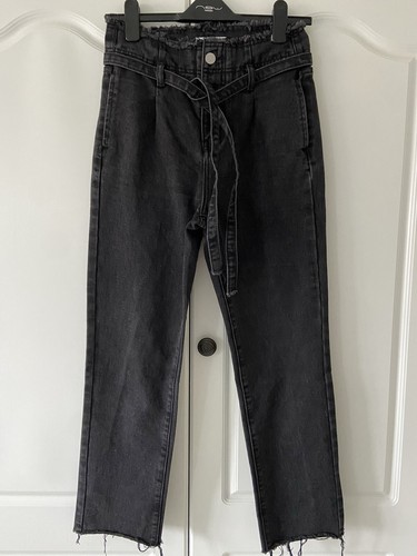 Black jeans belted - , 6