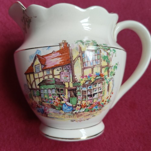 Antique jug falcon ware - antique,