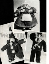 Knitting Pattern Vintage 1940s