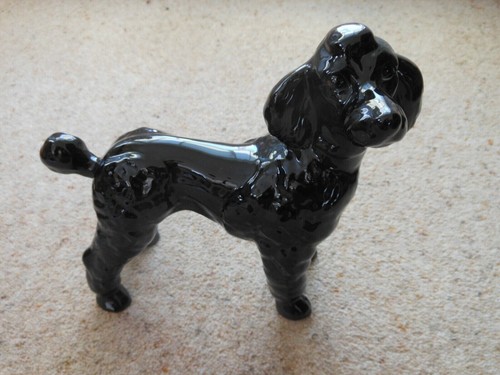 Coopercraft pottery dog - coopercraft, black