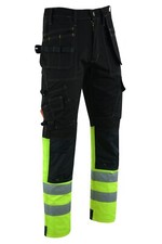 Hi Viz Cargo Work Trousers