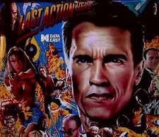 Data East LAST ACTION HERO Pinball Cabinet Light Mod RED