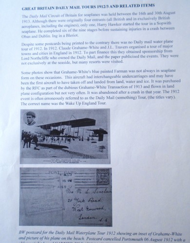 1913 daily mail tours - daily, b/w