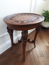 Hand Carved wooden Oval Coffee