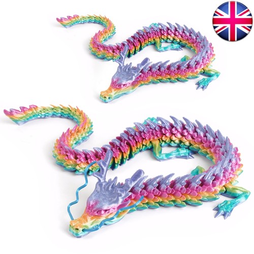 Printed crystal dragon - 3d,