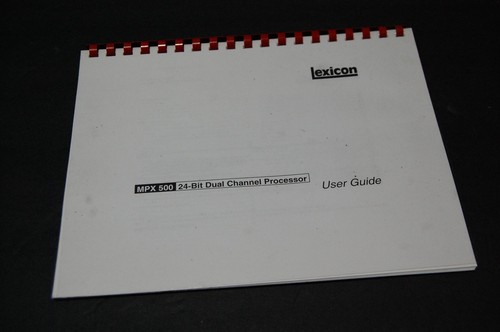 Lexicon mpx 500 bit dual - mpx,
