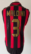 Signed PAOLO MALDINI Shirt - AC Milan 2006/07 - PRIVATE SIGNING/PROOF/COA- Italy