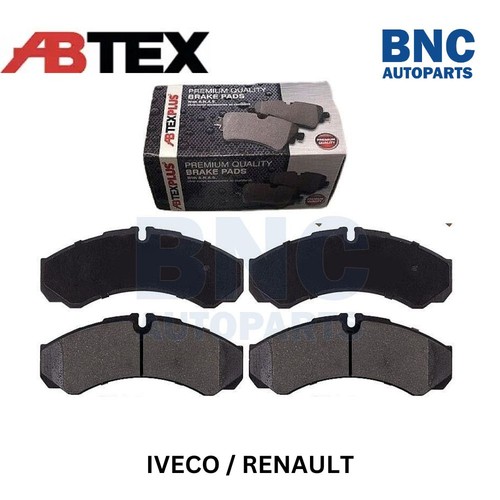 Abtex front brake pads fits - front,
