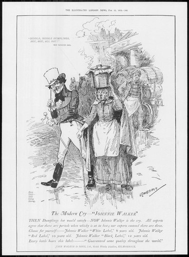 1913 advertising johnnie - advertising,