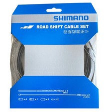 Shimano Road Gear Cable Set Stainless Steel Inner Wire Black CABGR8BK