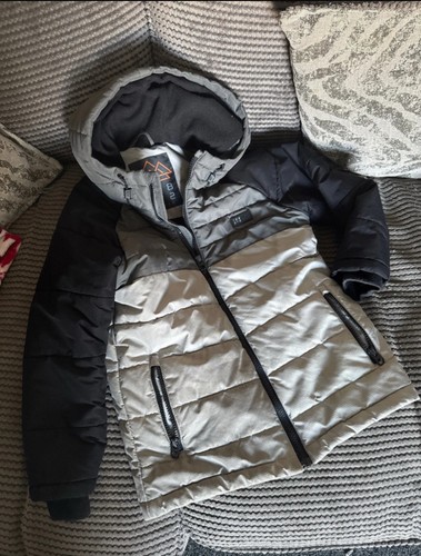 Next boys coat padded grey - coat,