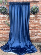 Vintage Look Navy Blue Velvet