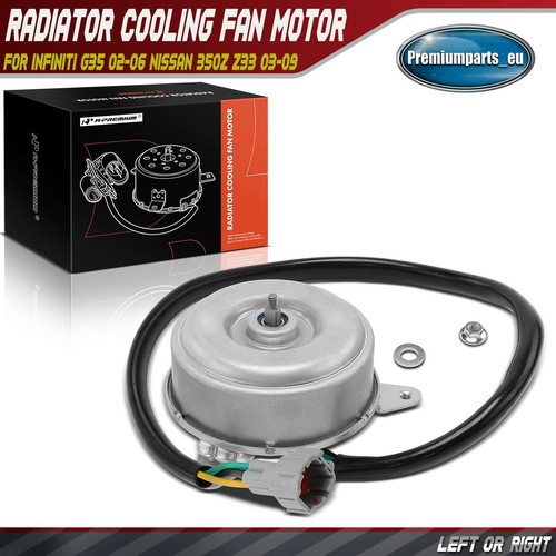 Radiator cooling fan - radiator, motor