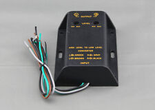 SPEAKER TO RCA CONVERTER - HIGH TO LOW LINE LEVEL ADJUSTABLE CABLE ADAPTER NEW