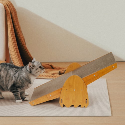 Cat scratcher kitten seesaw - cat,
