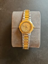 Womens Vintage Di Conti SeaPearl 600 Swiss Quartz Two Tone Stainless Steel Watch
