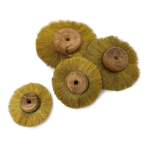 Brass lathe brush wheels metal - brush,