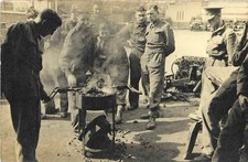 WW2 Photo Postcard, Mechanics/ Blacksmiths 