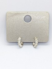 Next Rhinestone hoop earrings