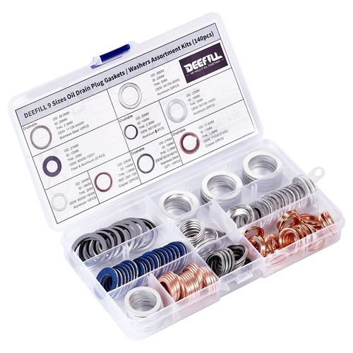 Sizes 140pcs oil drain plug - 9,