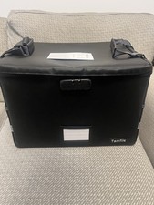 Tamfile Fireproof Document Box, Waterproof File Organiser Box with Lock