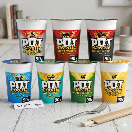 Pot noodles collection - pot,
