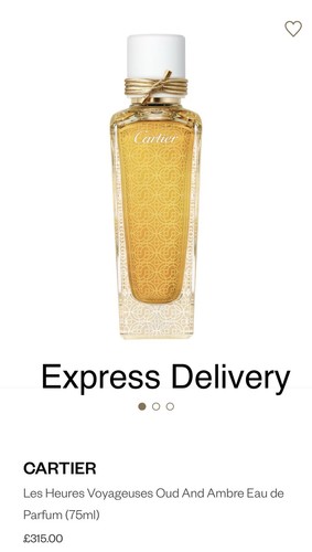 Cartier oud amber 75ml - cartier,