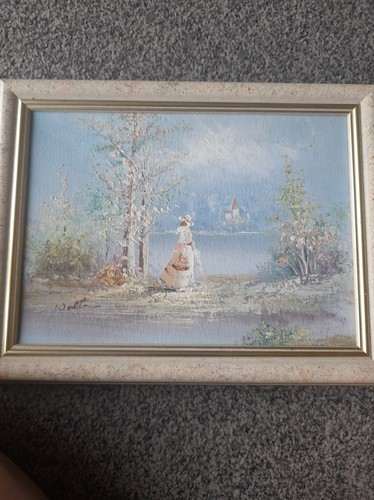 Vintage oil painting - vintage, by