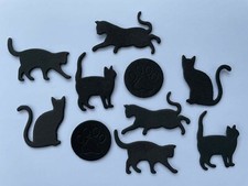 Black Cats Die Cuts Card