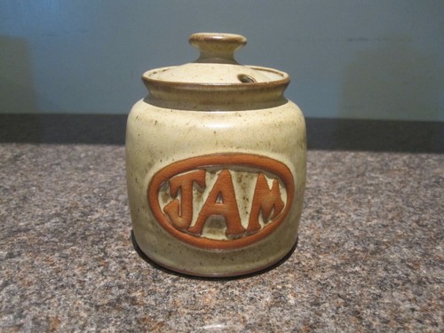 Presingoll pottery jam pot - presingoll,